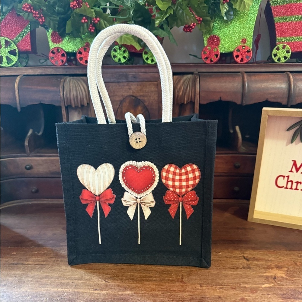 New Valentine’s Lollipop Mini Tote Bag